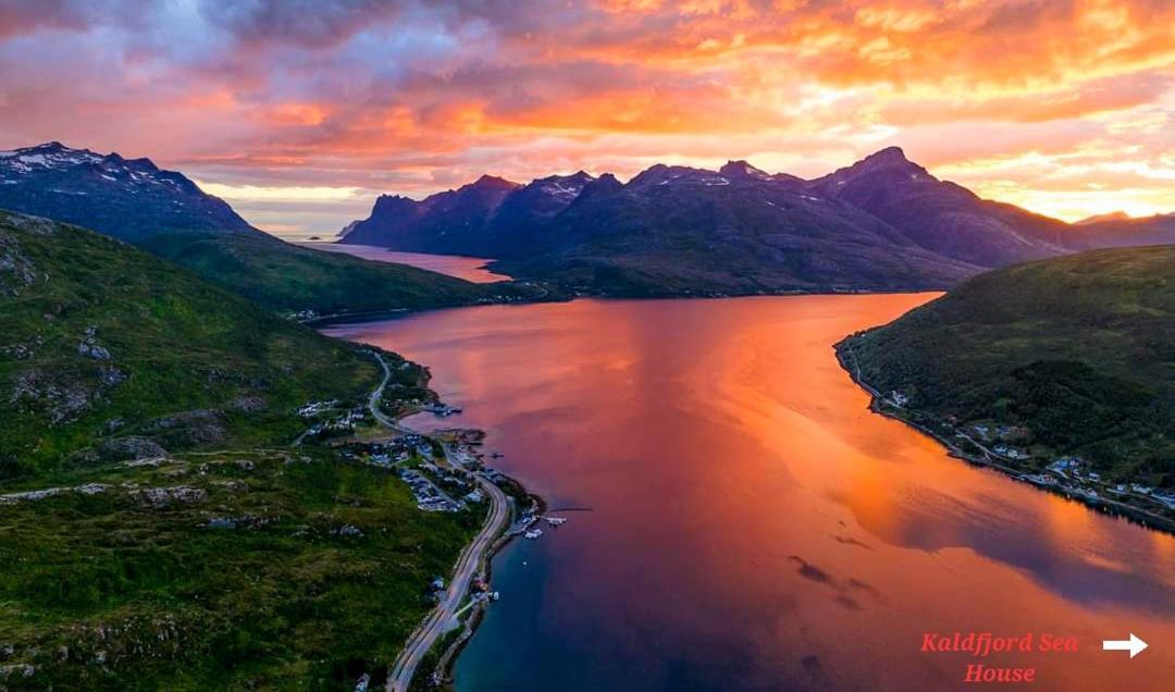 Kaldfjord Sea House Villa Tromsø Exteriör bild